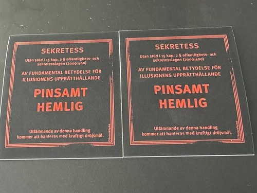 SEKRETESS — Pinsamt Hemlig
